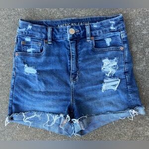 American Eagle Distressed Shorts Super Stretch
